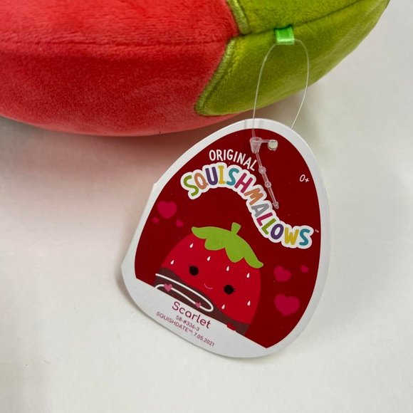 Squishmallow Scarlet Chocolate Strawberry 8" Plush Valentines 2022 - Picture 5 of 6
